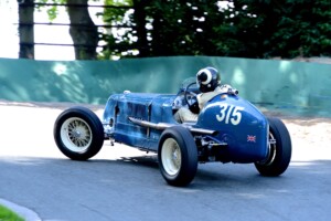 The first ever prewar car to climb Prescott sub 40 seconds.